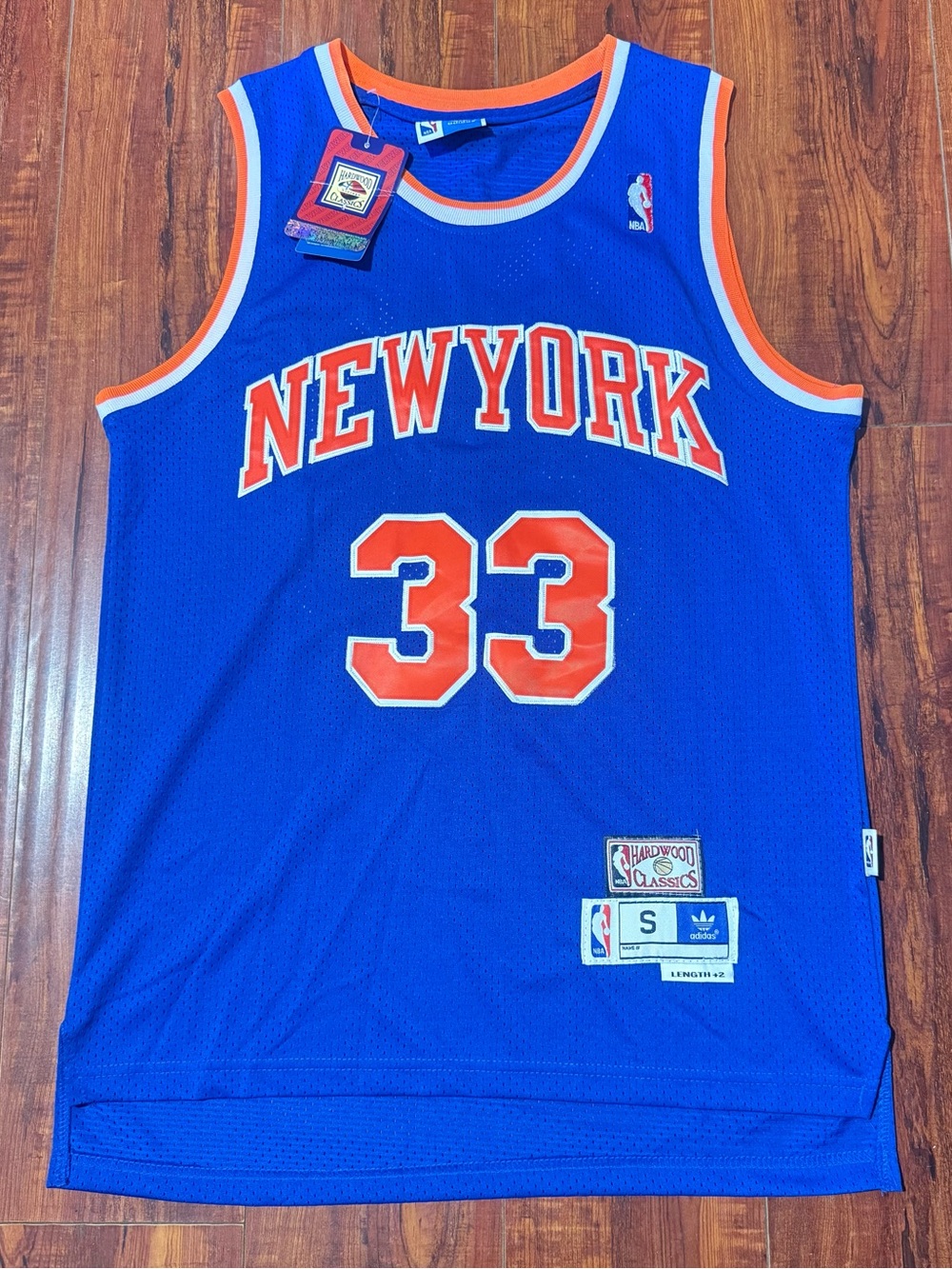 Patrick Ewing #33NY Knicks Hardwood Classics Jersey Soul SwingMan Sz M Brand New